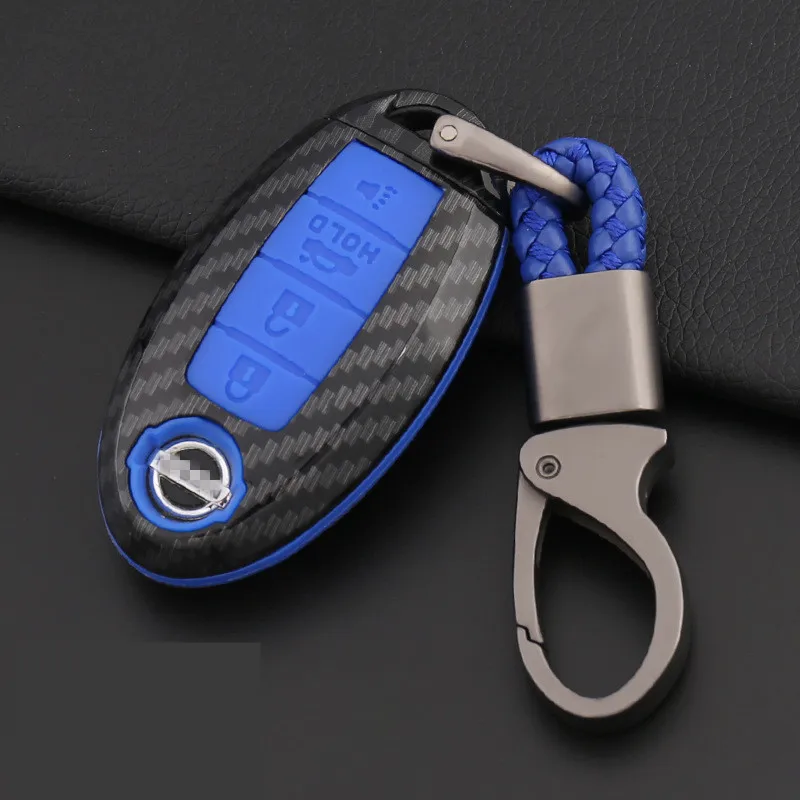 

Carbon Fiber Shell Car Remote Key Cover Case For Nissan Qashqai J10 J11 X-Trail t31 t32 kicks Tiida Pathfinder Murano Note Juke
