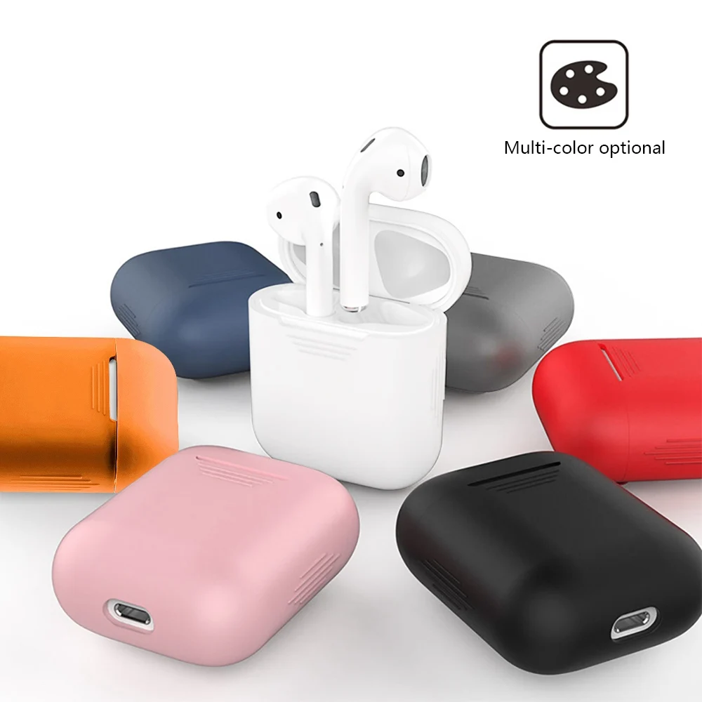 

Luxury Wireless Charging Case For Airpods Accessories Silicone Soft Protective Cover For Apple Airpod Air Pods Pod Coque Funda