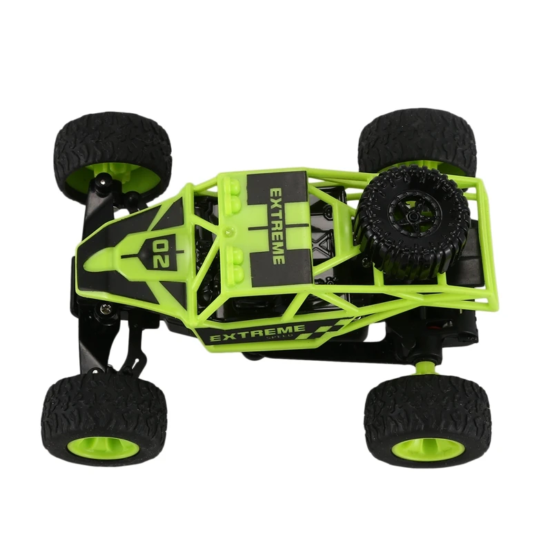 Green Rc автомобиль 1:40 Масштаб 2,4G 4Wd внедорожный Багги высокий гоночный скоростной автомобиль Дистанционное управление грузовик 4 колеса альпинист - Цвет: Green