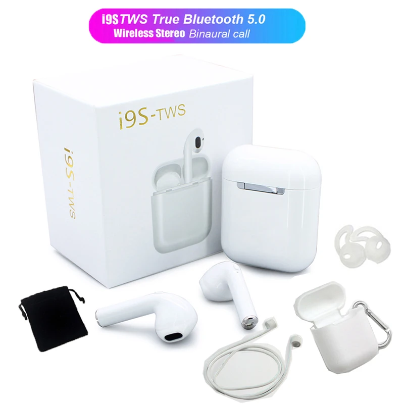 I9S TWS Bluetooth 5 0 наушники 3D стерео бас мини беспроводные портативная гарнитура для