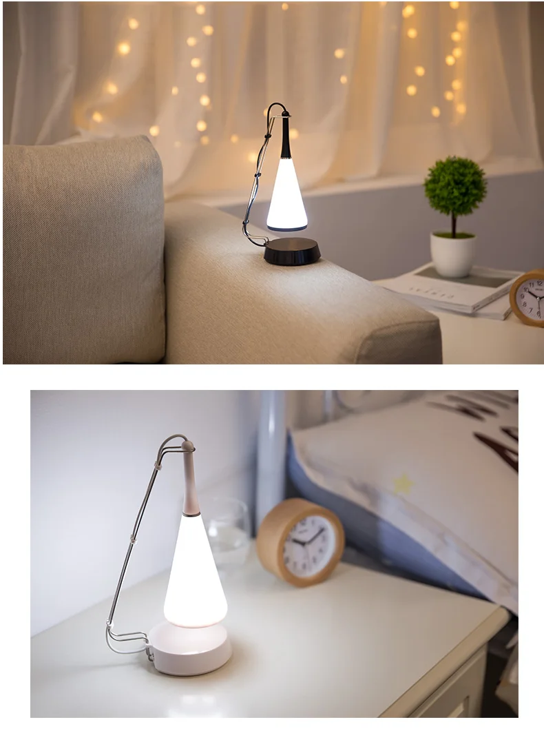 Onefire NEW Bluetooth Speaker Table Lamp,Control Music Audio Speaker Warm Color Smart LED Night Lamp for home