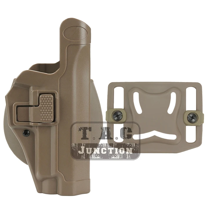 

Tactical Serpa Level 2 Auto Lock Duty Quick Right Hand Belt Loop Pistol Holster Full Length Gun Case for Sig Sauer P226 P229