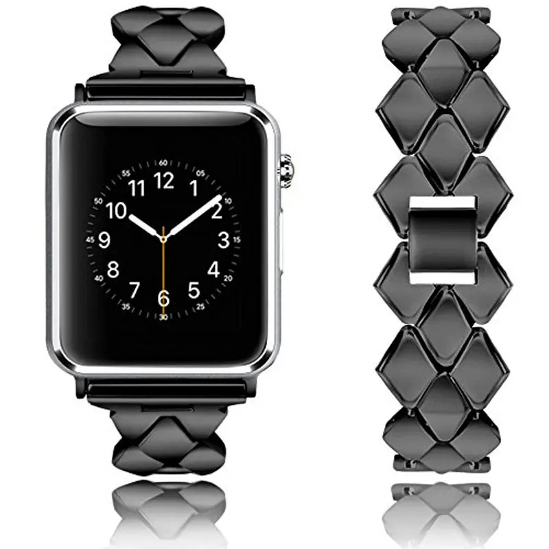 Сталь ремешок для наручных часов Apple Watch 38 мм 42 Для мужчин женщин заменить
