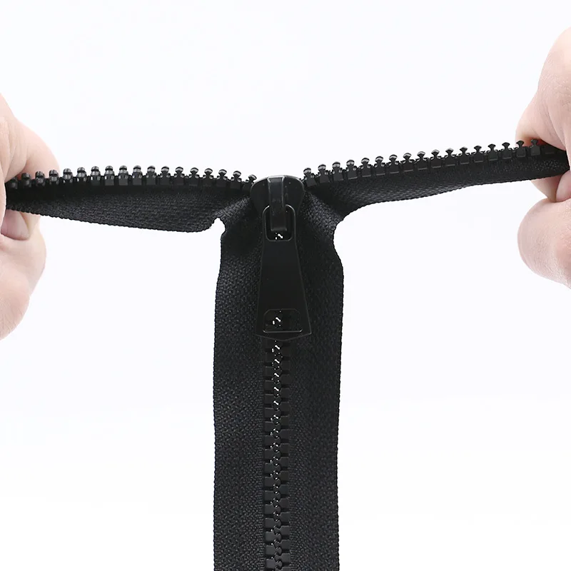 Длинный пуховик на молнии из смолы застежки для шитья очень большие