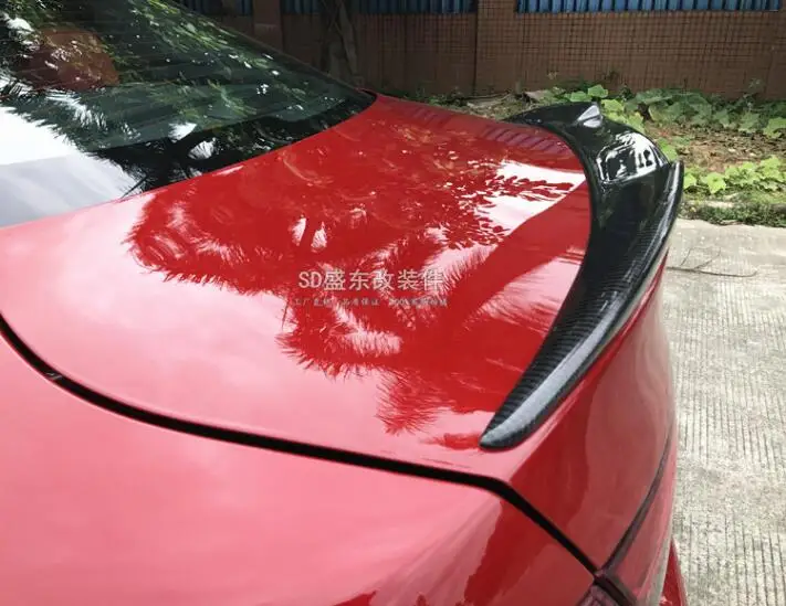 Carbon Fiber SPOILERS CAR REAR WING TRUNK LIP SPOILER FOR 17 Alfa Romeo