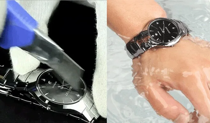 NOBOX мужские часы BERLIGET из вольфрамовой стали 50 м, наручные часы BERLIGET из вольфрамовой стали