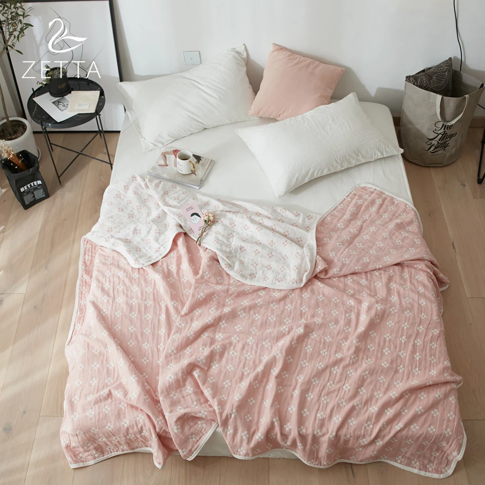 [ZETTA] 100% хлопок летнее тонкое покрывало для детей и взрослых одеяло 0008|bedspreads