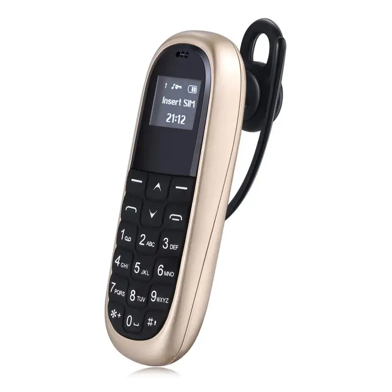 Tiandirenhe kk1 Беспроводной Bluetooth наушники Dialer Мини Мобильный телефон sim карты