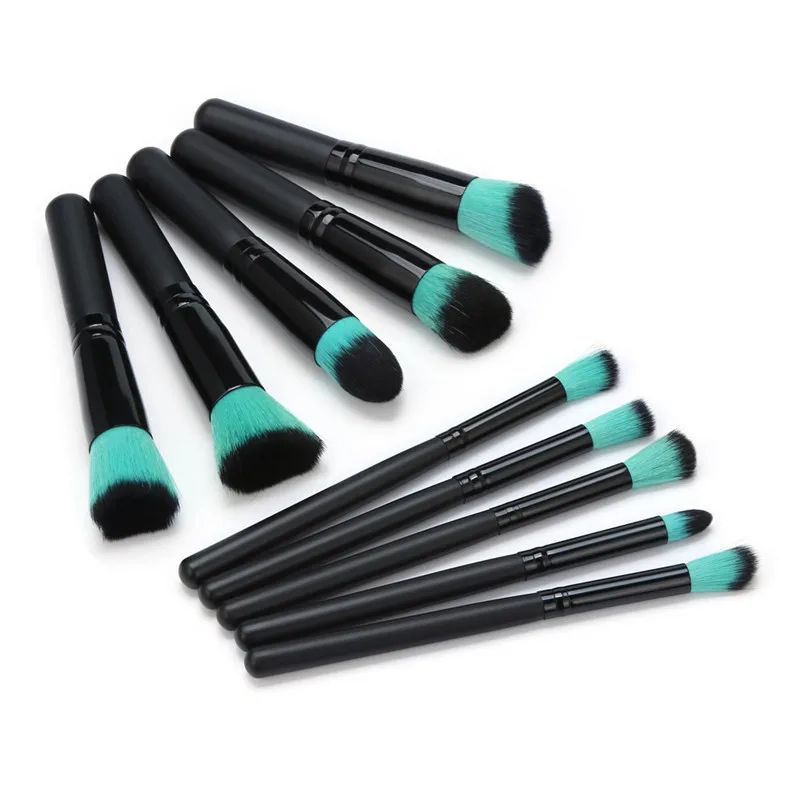

10 PCS Makeup Brushes Set Cosmetic Wooden Foundation Eyebrow Eyeshadow Makeup Brush Sets Tools dropshipping