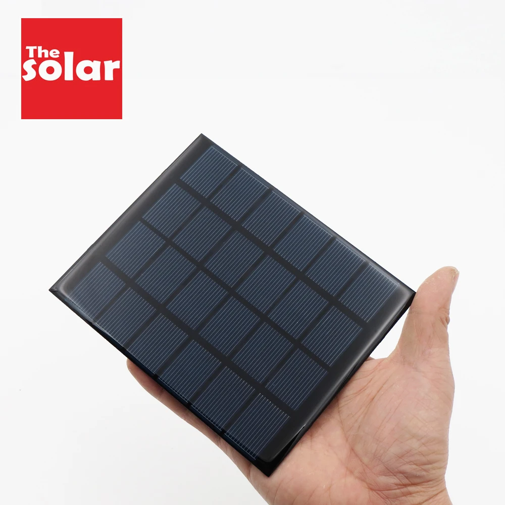 

6VDC 333mA 2Watt 2W Solar Panel Standard Epoxy Polycrystalline Silicon DIY Battery Power Charge Module Mini Solar Cell toy