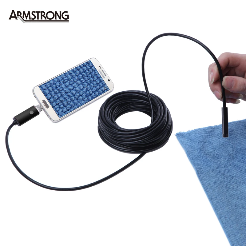 Newest 8MM Lens HD Inspection Snake Camera Endoscope USB Android Endoscope Mini Waterproof Camera Endoscopio Android
