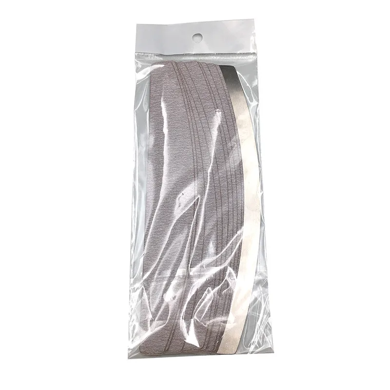 Removedor de Calos Alça de Aço Arquivo do Prego Almofadas com 1pc Cinza Removalble Manicure Inoxidável Substituição Lixa Almofadas 100 Pçs 9 Beleza e saúde