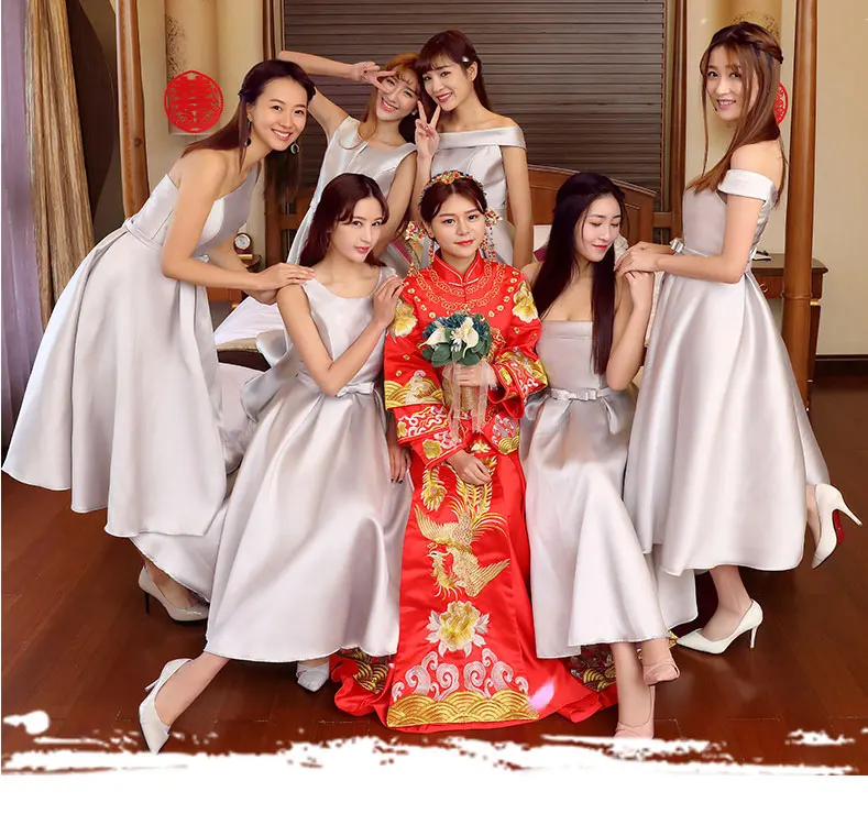 AIJINGYU sexy bridesmaid dress wedding guest formal dresses