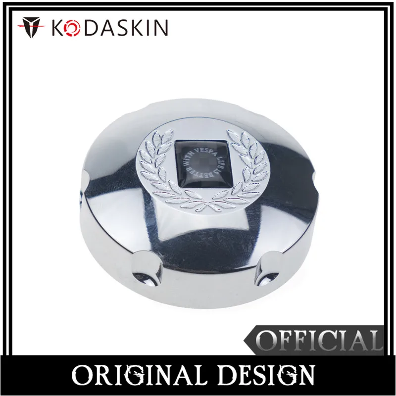 

KODASKIN Real Carbon Electroplate Gas Fuel Tank Filler Cap for VESPA GTS GTV LX Primavera Sprint