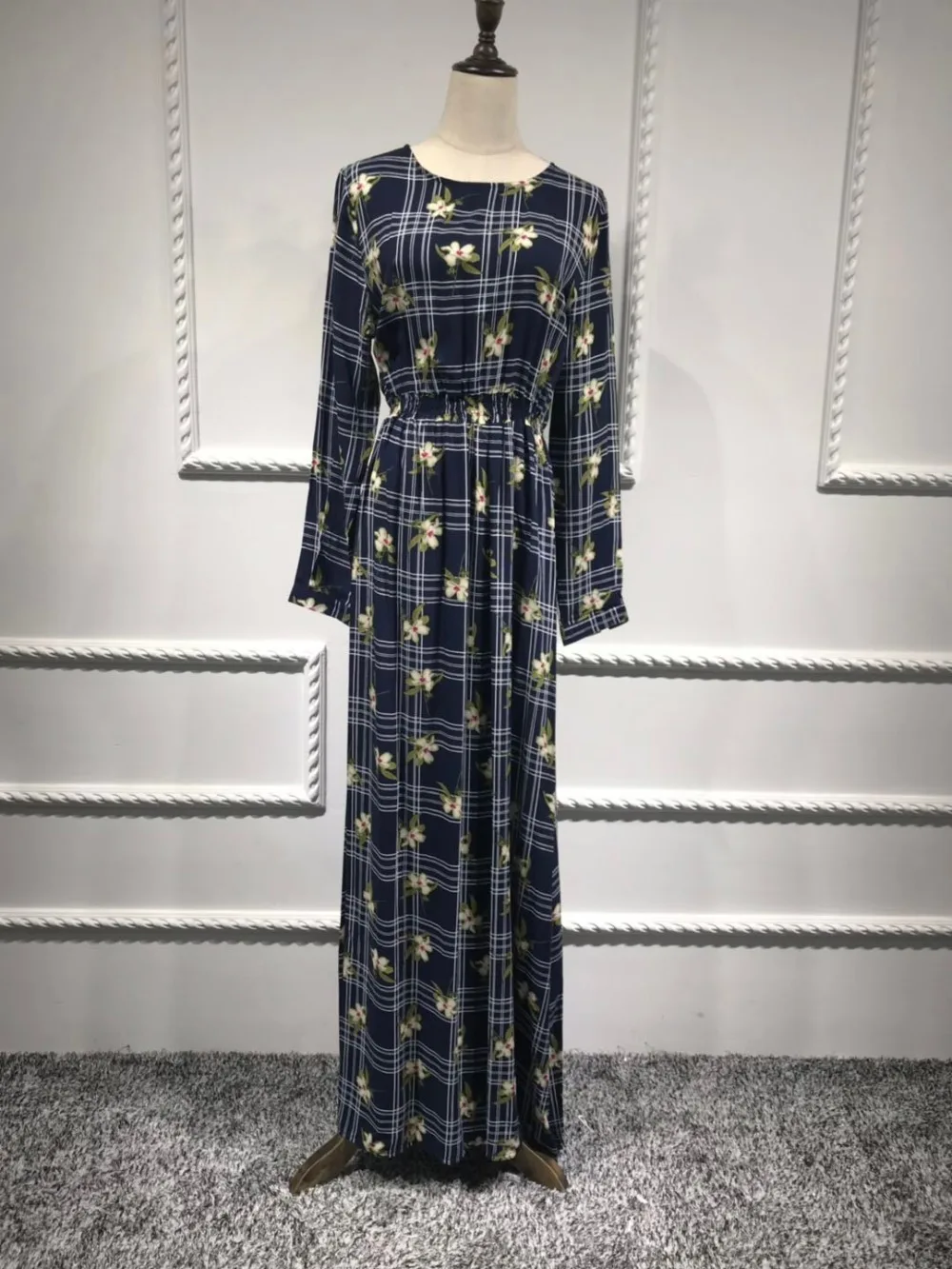 Мусульманский принт abaya полное платье кардиган тонкое кимоно длинные халаты Туника Jubah катфан Ближний Восток Рамадан Арабский исламский одежда