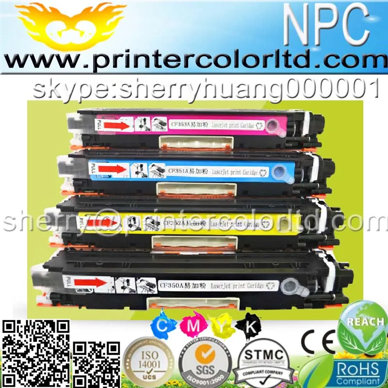 CE310 CE310A-313A 126A 126 совместимый цветной тонер-картридж для hp LaserJet CP1025 M275 100 Цвет МФУ M175a M175nw принтер
