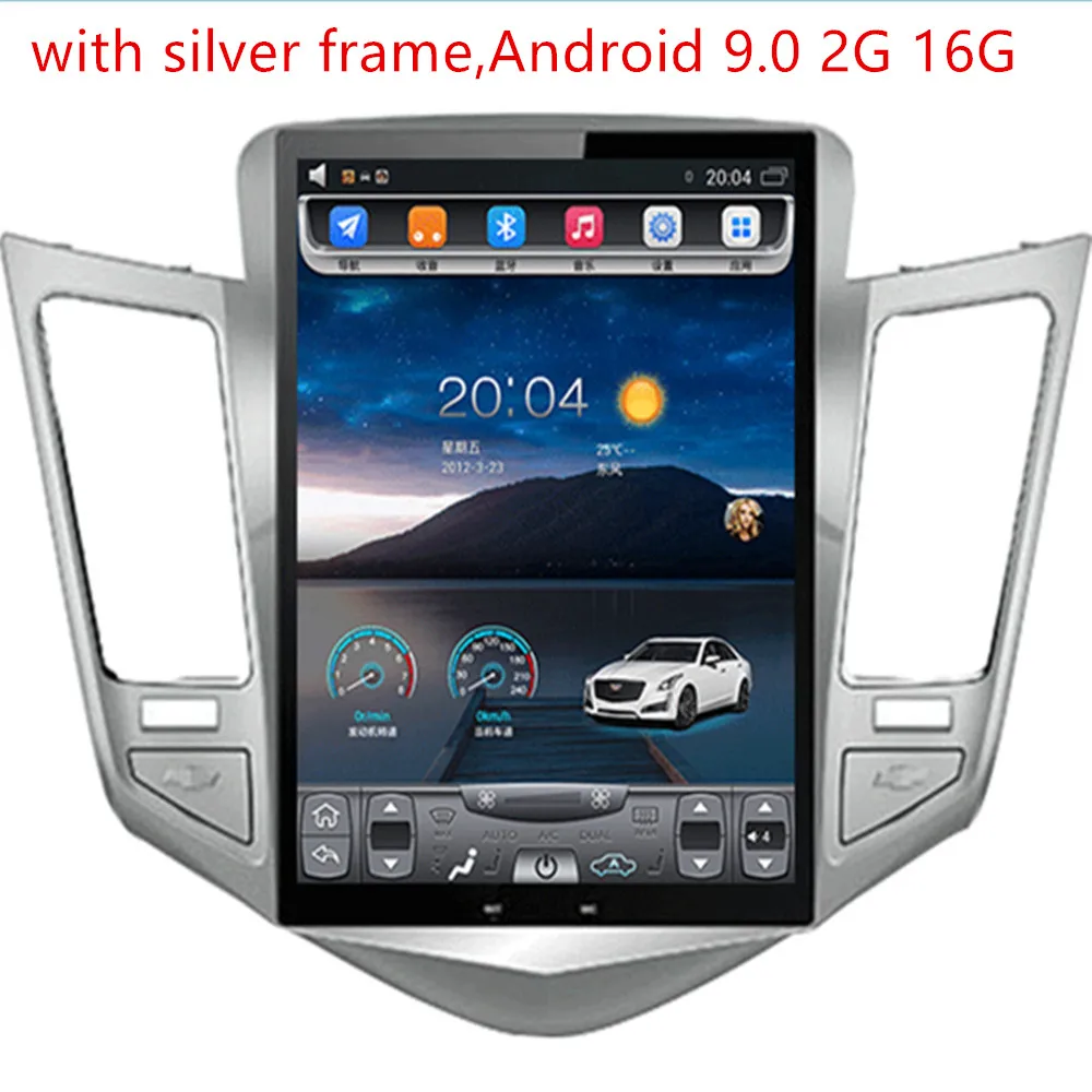 

ZOYOSKII Android 9.0 10.4 inch IPS vetical HD screen car gps multimedia radio navigation player for Chevrolet Cruze 2009-2015