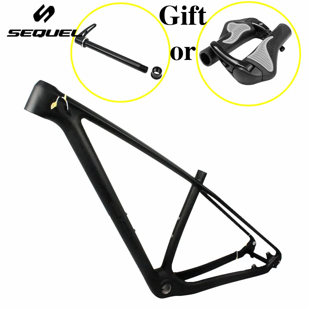 SEQUEL brand T800 карбоновая рама для горного велосипеда 29er 142*12 или 135*9 мм|carbon frame 29|mtb