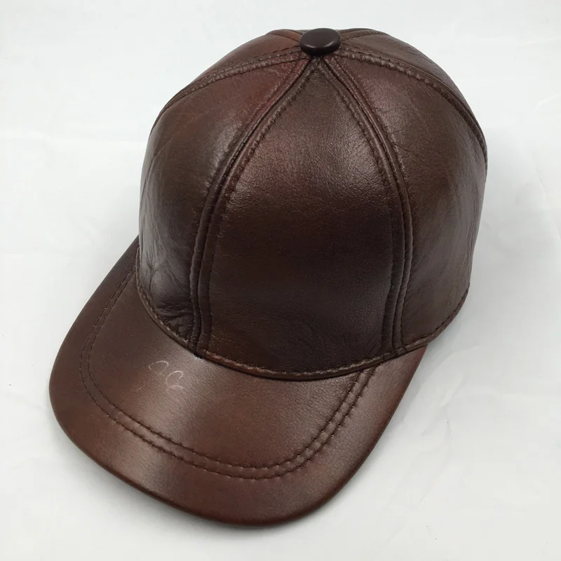 mens oil cloth leather baseball cap brand new style men real genuine font brown hats mens oil cloth leather baseball cap brand new style men real genuine font brown hats