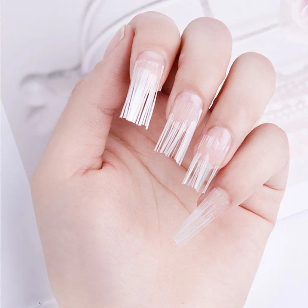 Fibernails волокна Стекло к акриловый Фрезер для ногтей cо шлифовальными салон волокна Стекло лак для ногтей для наращивания комплект волокна Стекло наращивание ногтей пакет волокно Стекло гвозди