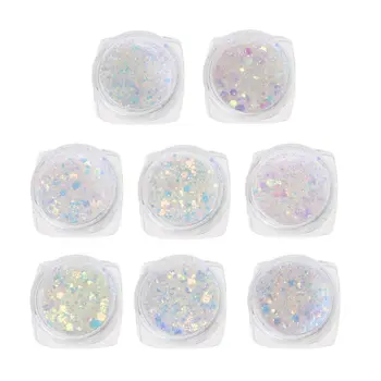 

8Pcs UV Color Change Mica Powder Sunlight Reactive Glitter Resin Jewelry Making