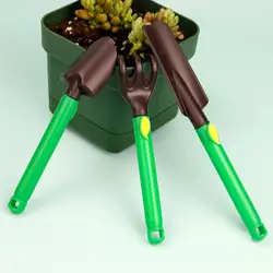 3 шт. набор инструментов для садоводства пластиковые безопасные садовые инструменты лопатка-грабли CLH @ 8
