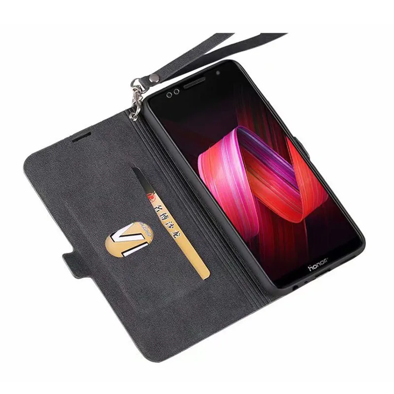 For Huawei Honor 9 lite Case flip leather wallet cover For Funda Global Huawei honor 9 lite Case Capa Smartphone Back Cover 5.6503