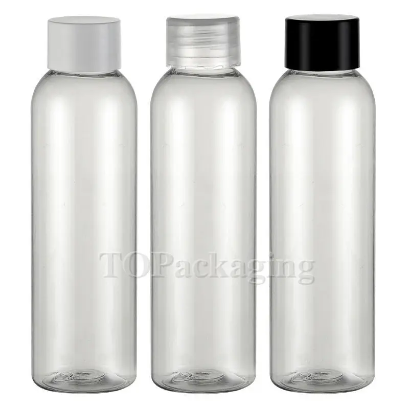 50PCS/LOT 100ML Screw Cap Bottle,Clear Plastic Cosmetic Container