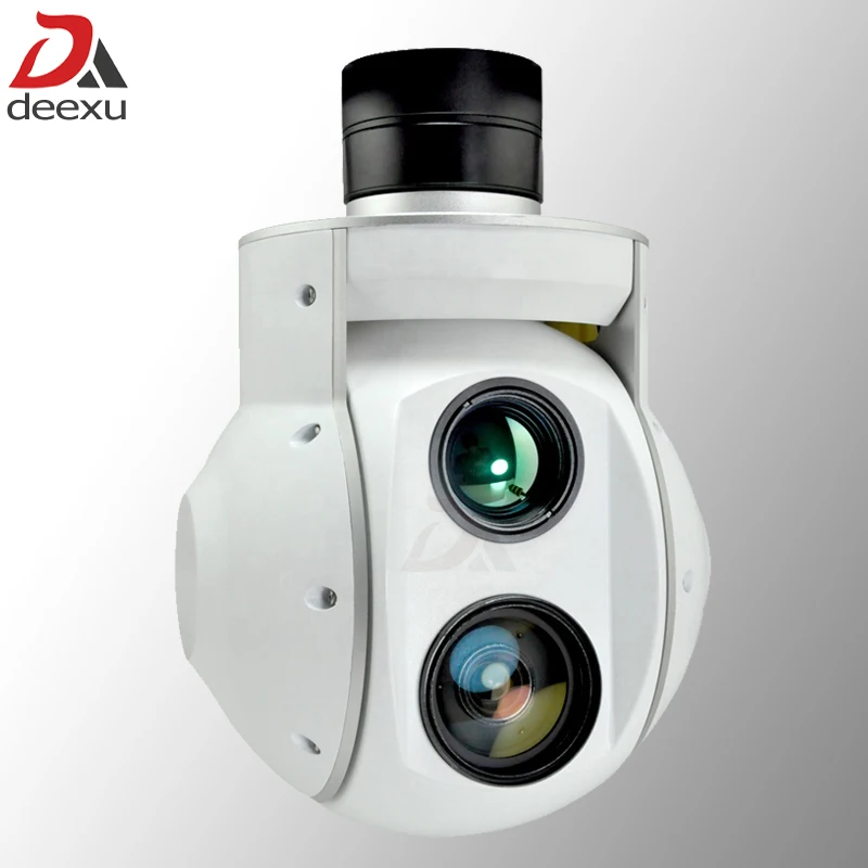 UAV Dual sensor Gimbal Camera Drone infrared thermal imaging camera and 30x zoom HD starlight camera