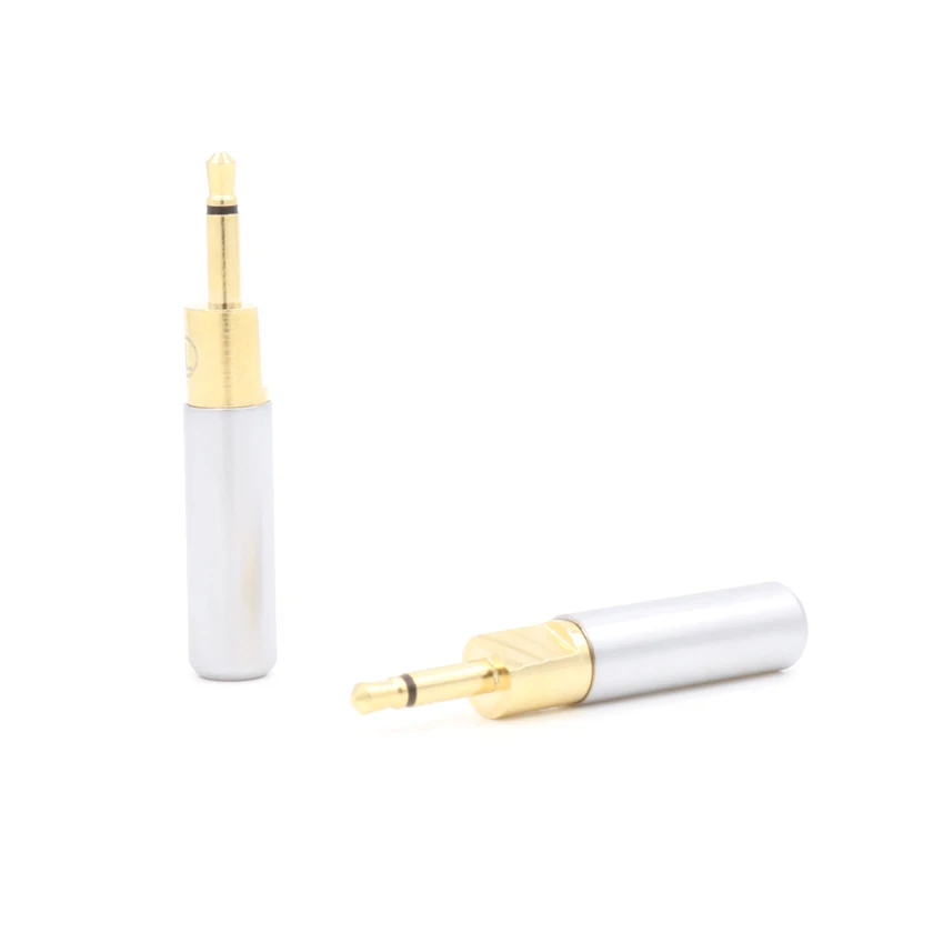 2pcs 2 5mm Gold Plated Cable Plug Headphone Audio Cable Connector Plug Pin Adapter For HD700 BS1