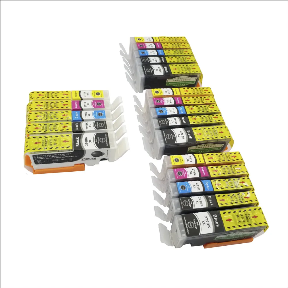 20pcs PGI270XL CLI271XL Ink Cartridge Compatible for Canon Pixma TS6020 TS8020 TS9020 MG6821