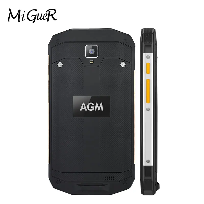 Оригинальный AGM A8 IP68 Водонепроницаемый Android 7 0 MSM8916 четырехъядерный 1 2 ГГц 5 дюймов