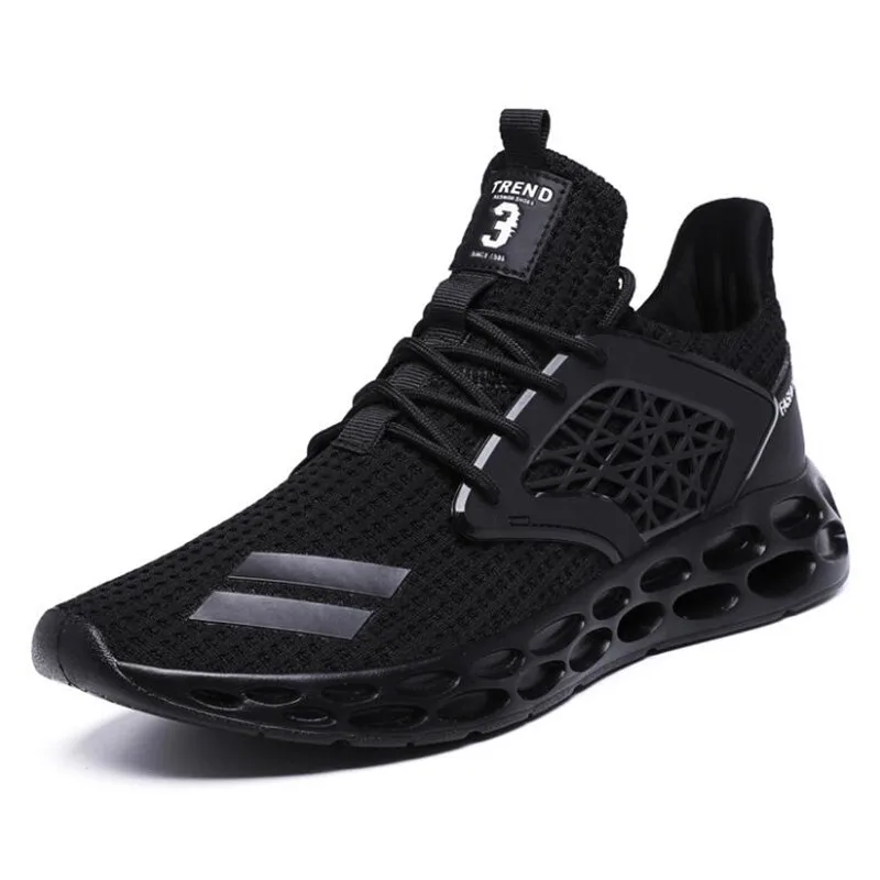 

Breathable Men Sneakers Male Shoes Adult Red Black Gray High Quality Comfortable Non-slip Soft Mesh Men Shoes 2018 Summer New 02