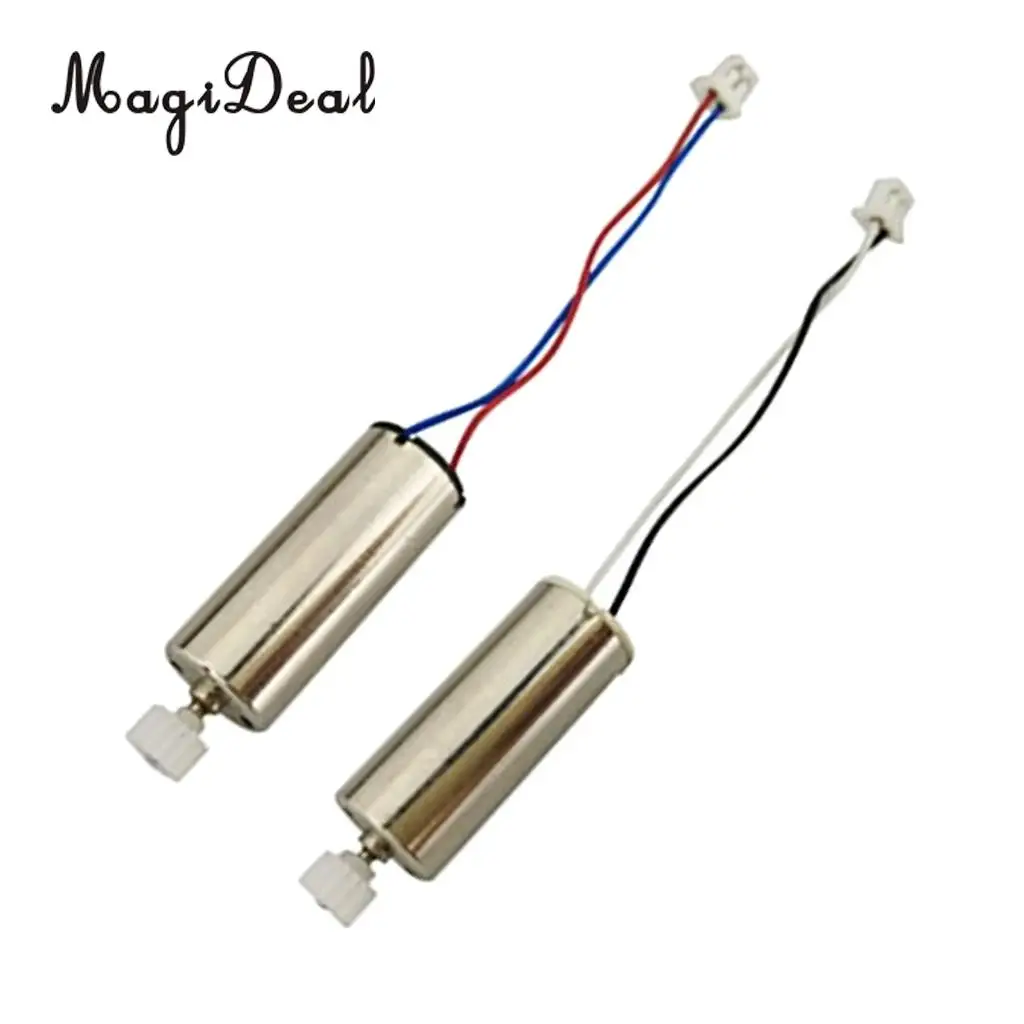 MagiDeal Good Quality 2Pcs Metal CW CCW Copper Teeth Motor Electrical Machine for MJX X600 RC Drone Quadcopter Parts