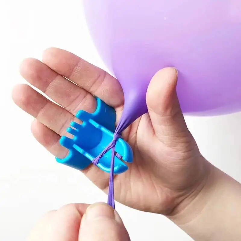 

2pcs Quick Balloon Knotter Latex Balloon Fastener Easily Knot Tool Wedding Birthday Party Ballon Accessories Color Random