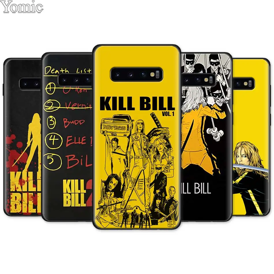 

Kill Bill Black Silicone Case for Samsung Galaxy S10e S10 S8 S9 Plus S7 Note 8 9 A40 A50 A70 TPU Soft Phone Case Cover Shell