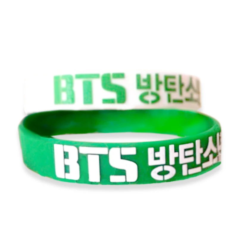 

Kpop BTS Bangtan Boys JUNGKOOK JIMIN JIN V SUGA IN BLOOM Silicone Wristband Bracelet Fans Support Pendant Toys