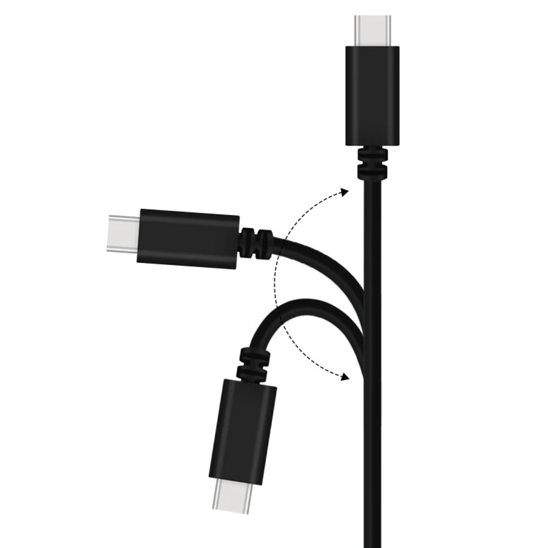 Robotsky عالية السرعة نوع C الذكور إلى نوع-C كابل الذكور USB-C كابل الهاتف المحمول كابل شحن و البيانات ل ماك بوك برو Robotsky عالية السرعة نوع C الذكور إلى نوع-C كابل الذكور USB-C كابل الهاتف المحمول كابل شحن و البيانات ل ماك بوك برو