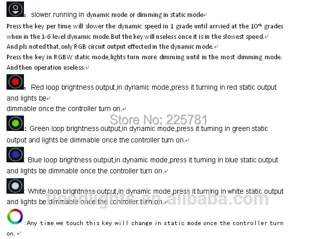 RGB controller instruction 1