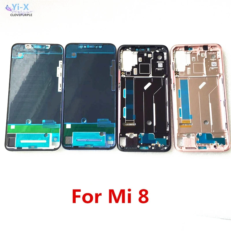 

Middle frame For xiaomi mi8 Front Bezel Frame Faceplate Housing Case For xiaomi Mi 8 Middle frame phone Replacement Parts