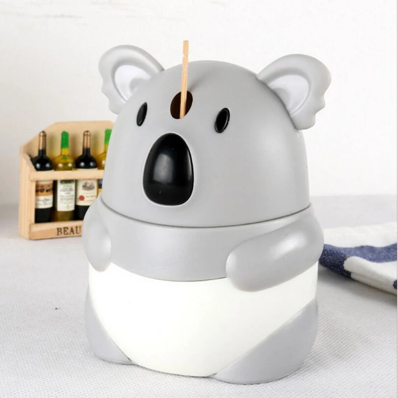 Creative Automatic Toothpick Cartoon Bear Box Fashion Personality Cute
