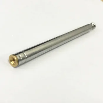 

Silver Tone Radio Receiver Telescopic Antenna Replacement 5 Sections 41cm aerial bent inner thread