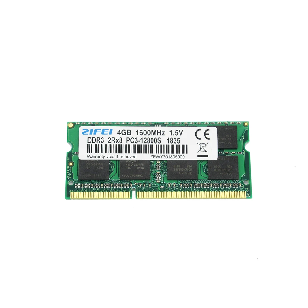 ZIFEI DDR3 RAM 2GB 4GB 8GB 1333 MHz 1600Mhz 1.5V&1.35V Laptop Memory so dimm