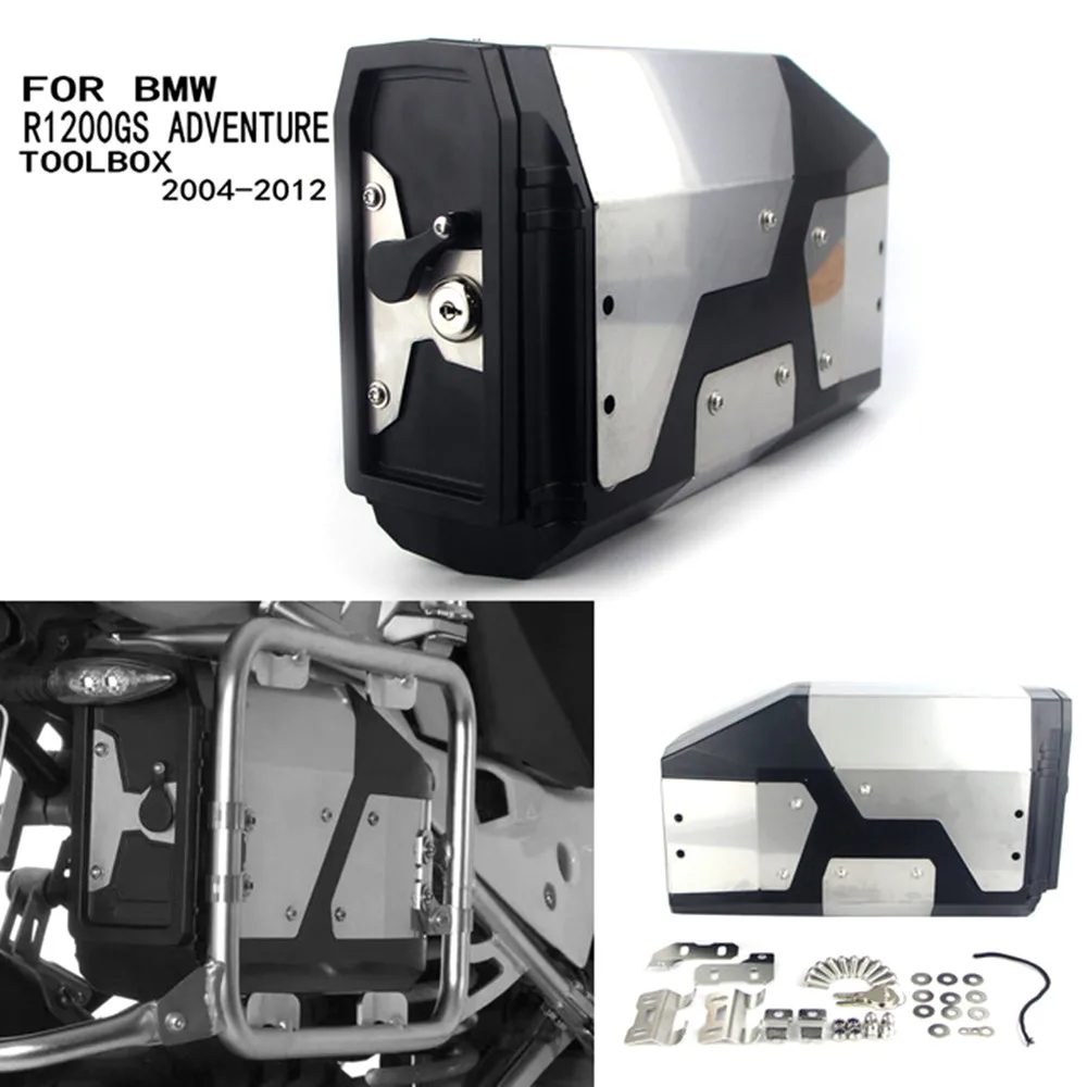 Для BMW R1200GS ADV Adventure 2004-2012 Сплав ABS коробка инструментов 4,2 литров ящик для инструментов правой боковой кронштейн