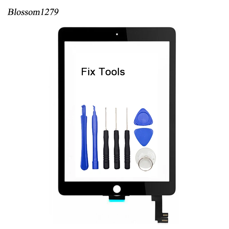 

1PCS Checked For iPad Air 2 2nd Gen A1566 A1567 Digitizer Touch Screen Front Glass Panel Replacement product like item photo