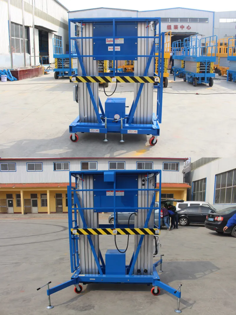 8m Push Around Aluminum Alloy Aerial Elevator Platforms