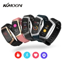 KKMOON E18 умный Браслет монитор сердечного ритма фитнес-трекер жизни водонепроницаемые спортивные наручные часы для Android IOS смарт-браслет