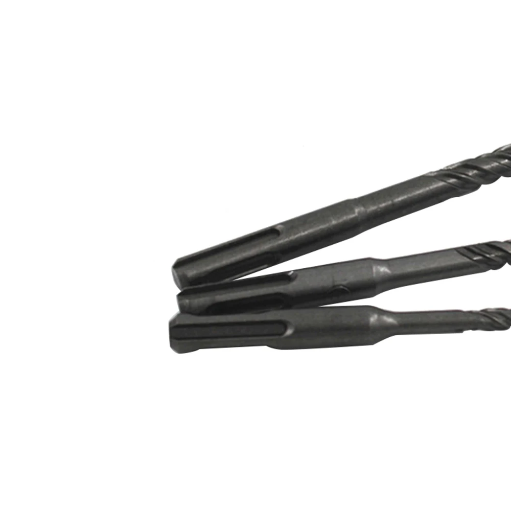3pcs Chromium steel SDS PLUS Stone Concrete Wall Impact Drill Round Handle Two-Pit Two-Slot Electric Hammer Drill Straight shank 3pcs Chromium steel SDS PLUS Stone Concrete Wall Impact Drill Round Handle Two-Pit Two-Slot Electric Hammer Drill Straight shank