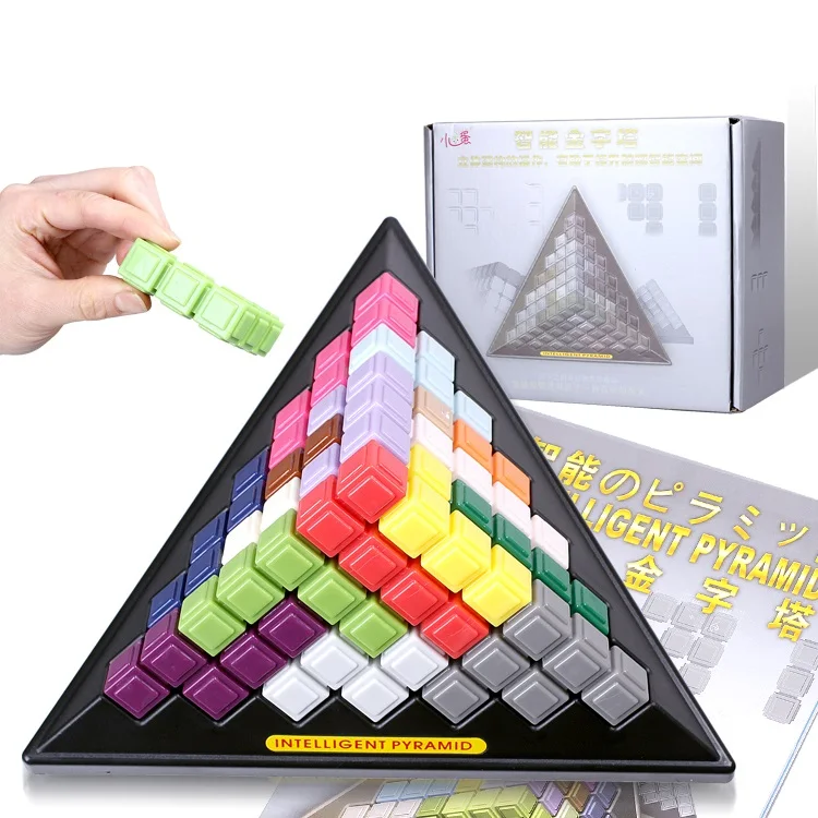 

Pyramid Logical Thinking Game Mulitple Language Intelligence Games Intellectual Development Tool Children Learning