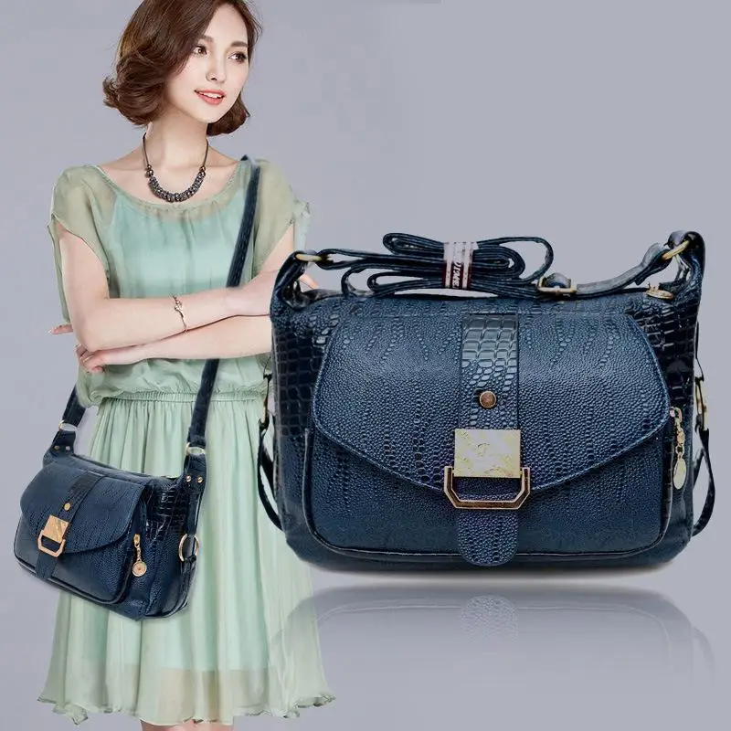 Горячая Распродажа женские сумки-мессенджеры брендовые кожаные сумки средние возрастные модели плечевая сумка через плечо для женщин сумки для мам DB5723